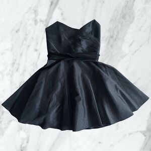 Black Strapless Dress